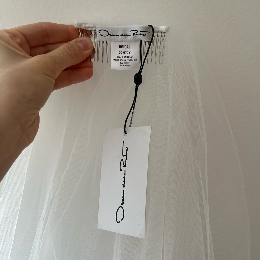 NWT Oscar de la Renta Blush Veil